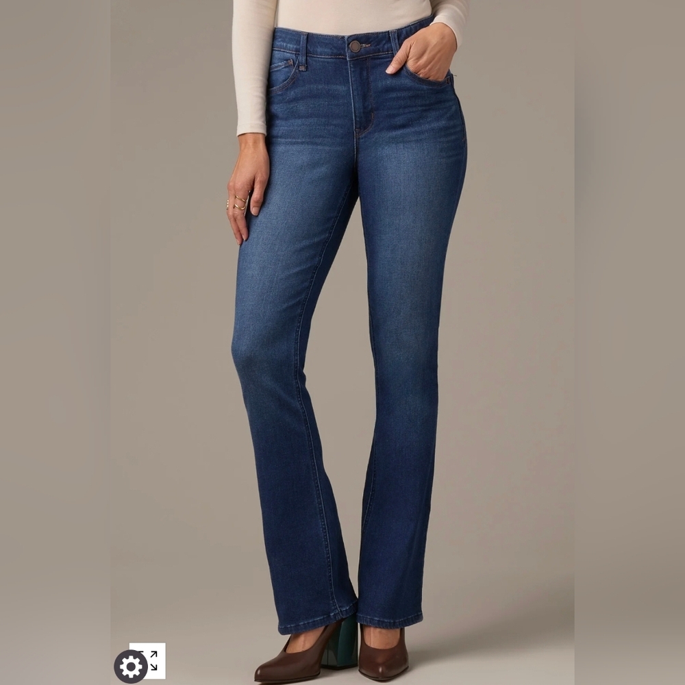 Wit And Wisdom Ab-Solution High Waist Itty Bitty Bootcut Jeans